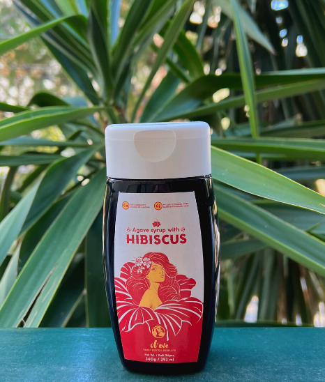 agave syrup with hibiscus