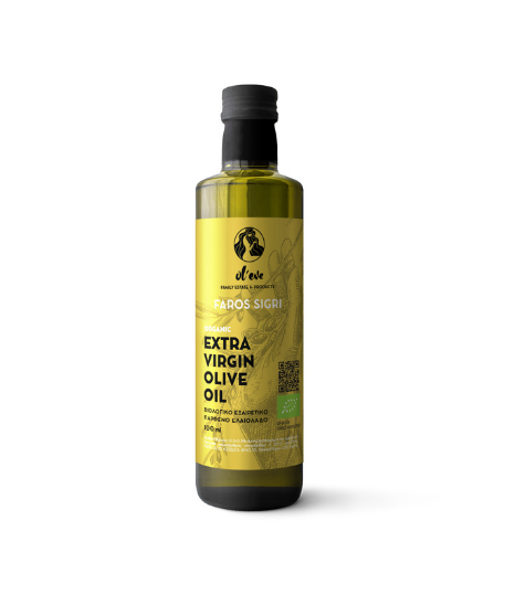 faros sigri organic extra virgin olive oil 100ml
